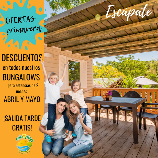 OFERTA BUNGALOWS CABOPINO ABRIL MAYO