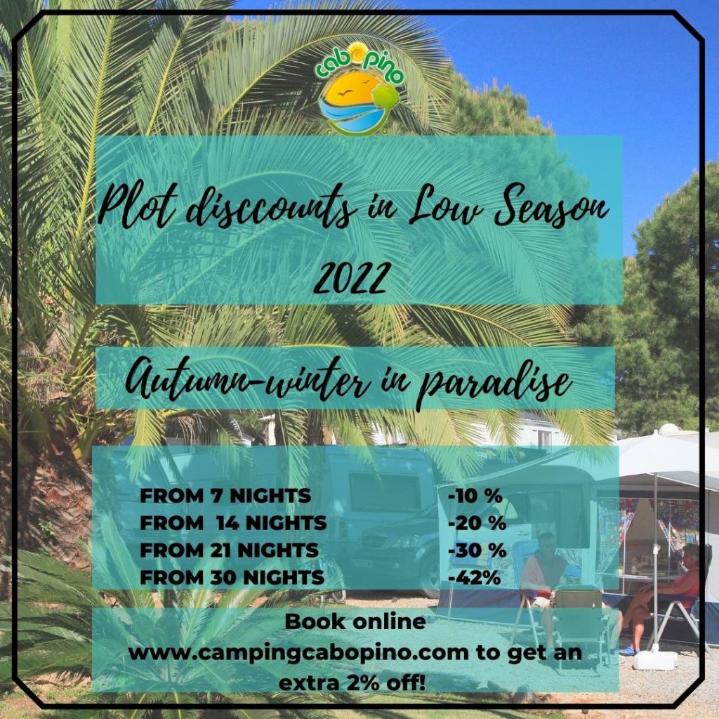 LOW SEASON DISCOUNT CAMPING CARAVANING